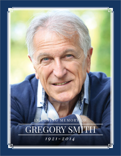 Vertical Classic Photo Sympathy Cards